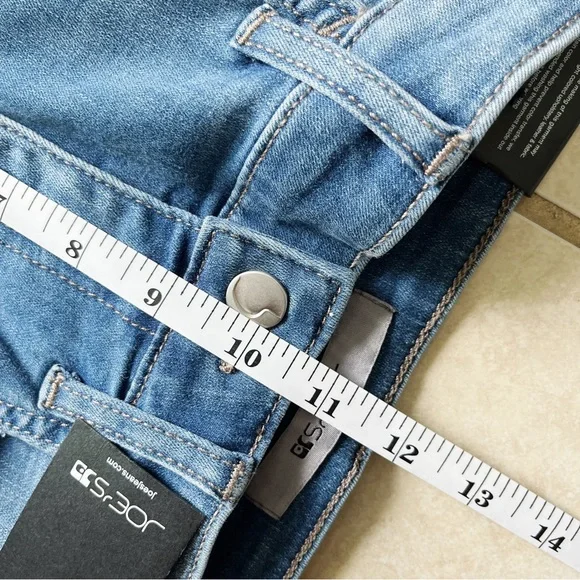 NWT Joe's Jeans High Rise Straight Ankle Medium Wash Raw Hem Jeans